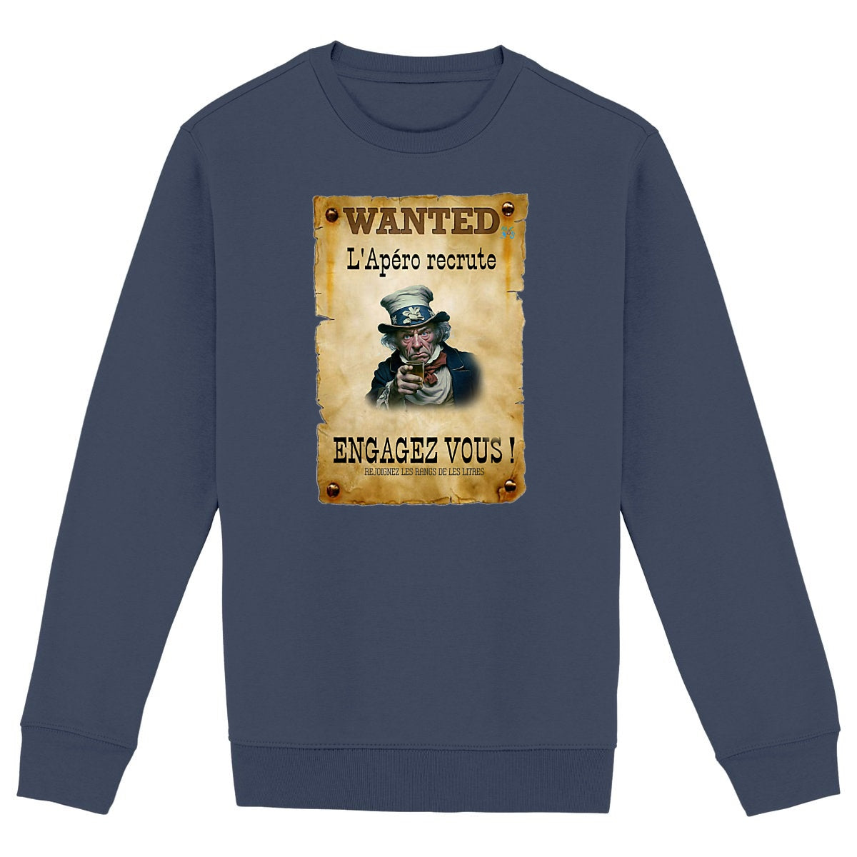 Sweat-shirt Unisexe l'apero recrute