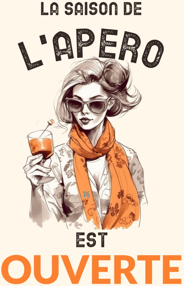 D-La saison de l'apéro est ouverte- femme