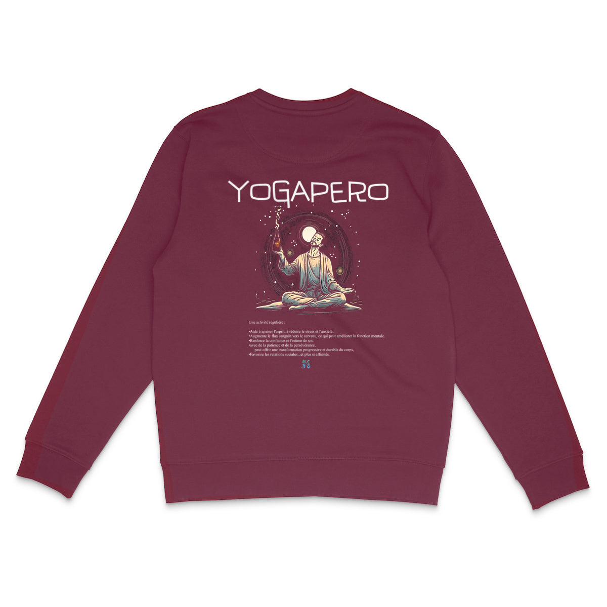 Sweat-shirt Unisexe Yoga et apéro