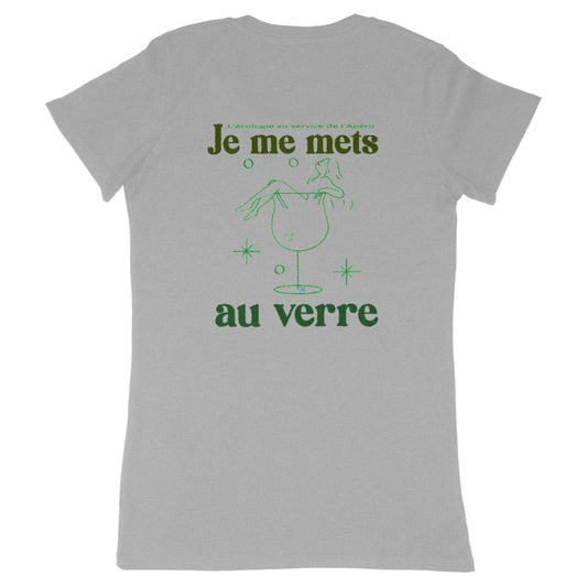 T-shirt Femme se mettre au verre a l'apéro écolo