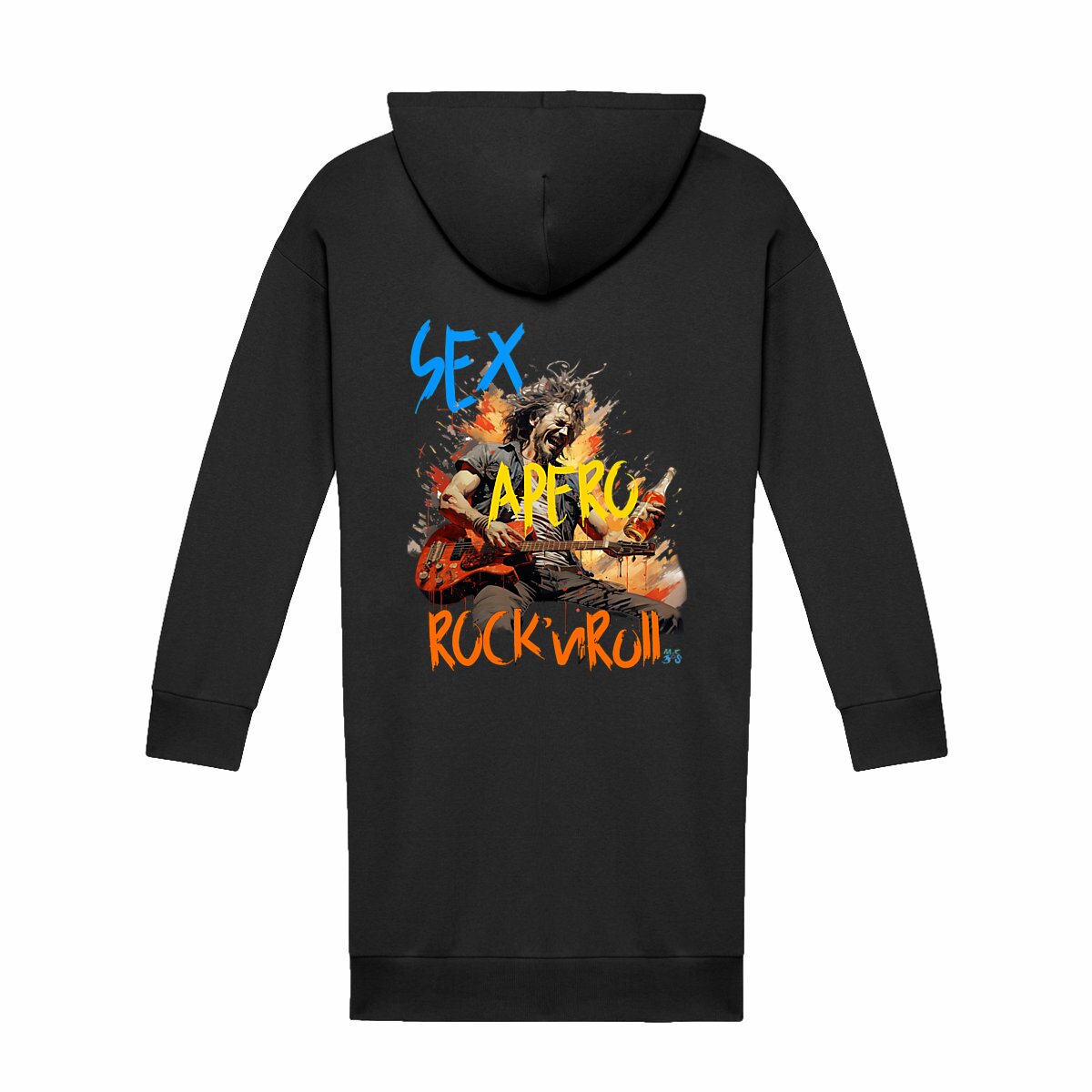 Robe Sweat Femme sex apéro et rock'n roll