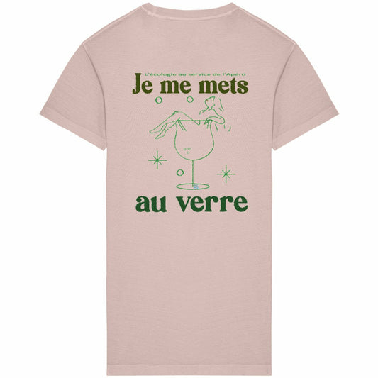 Robe T-shirt Femme au verre un apéro écolo