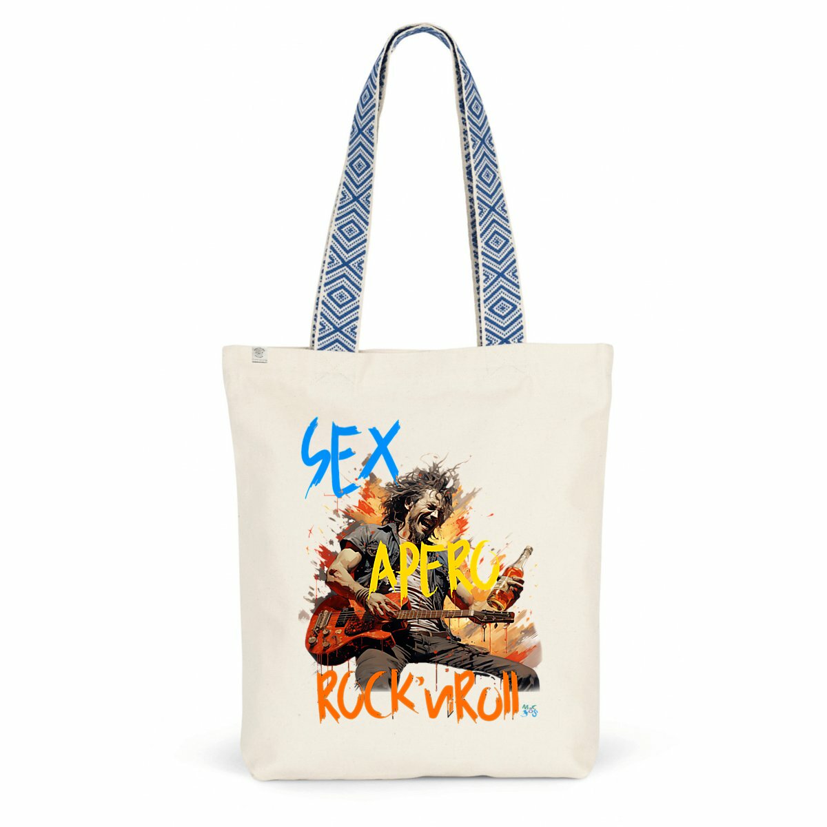 Totebag ethnique sex apero and rock'n roll