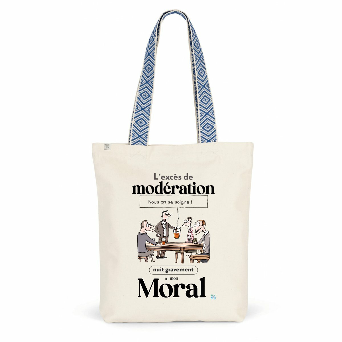 Totebag ethnique l'apero et le moral