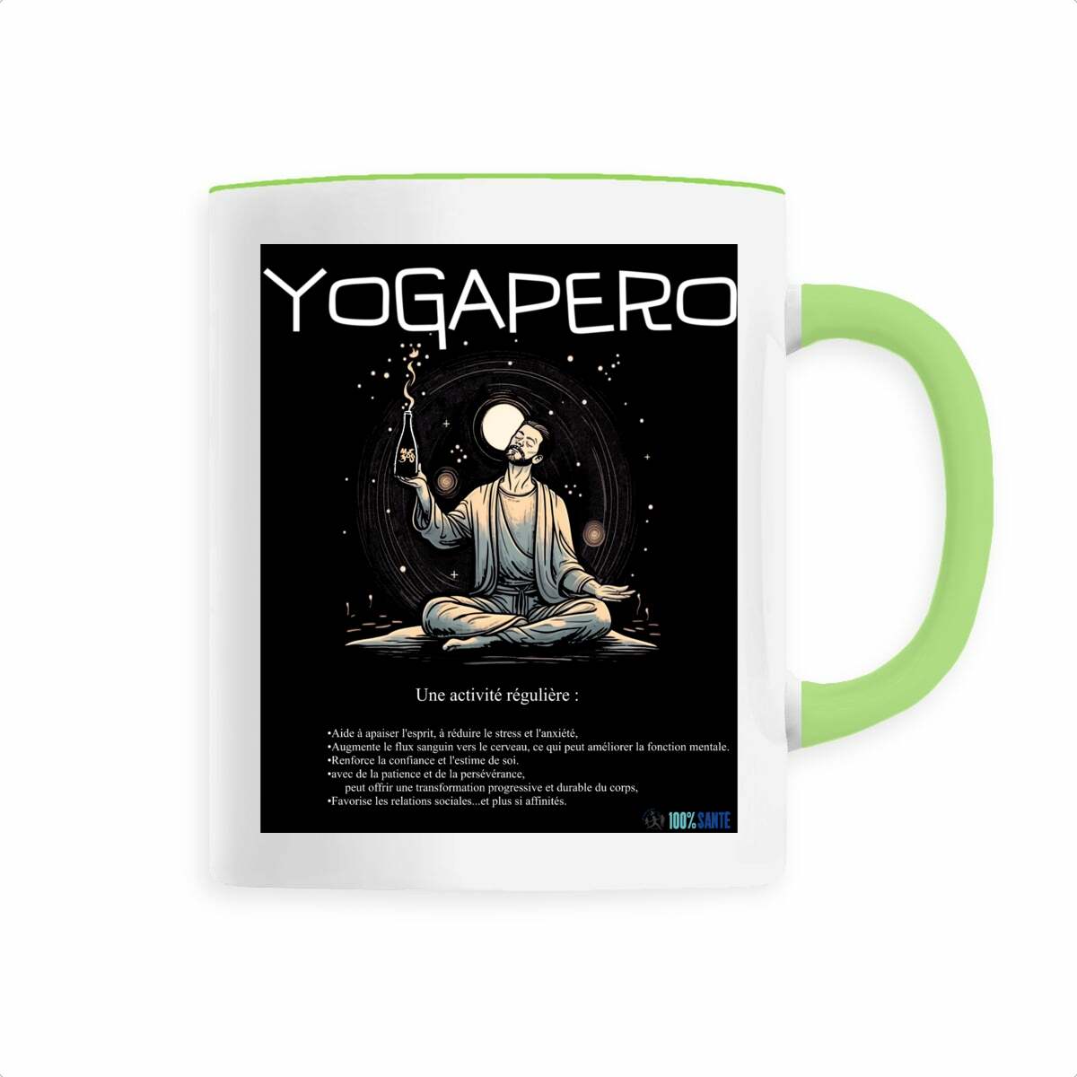 Mug yoga avec apéro Aperofolies