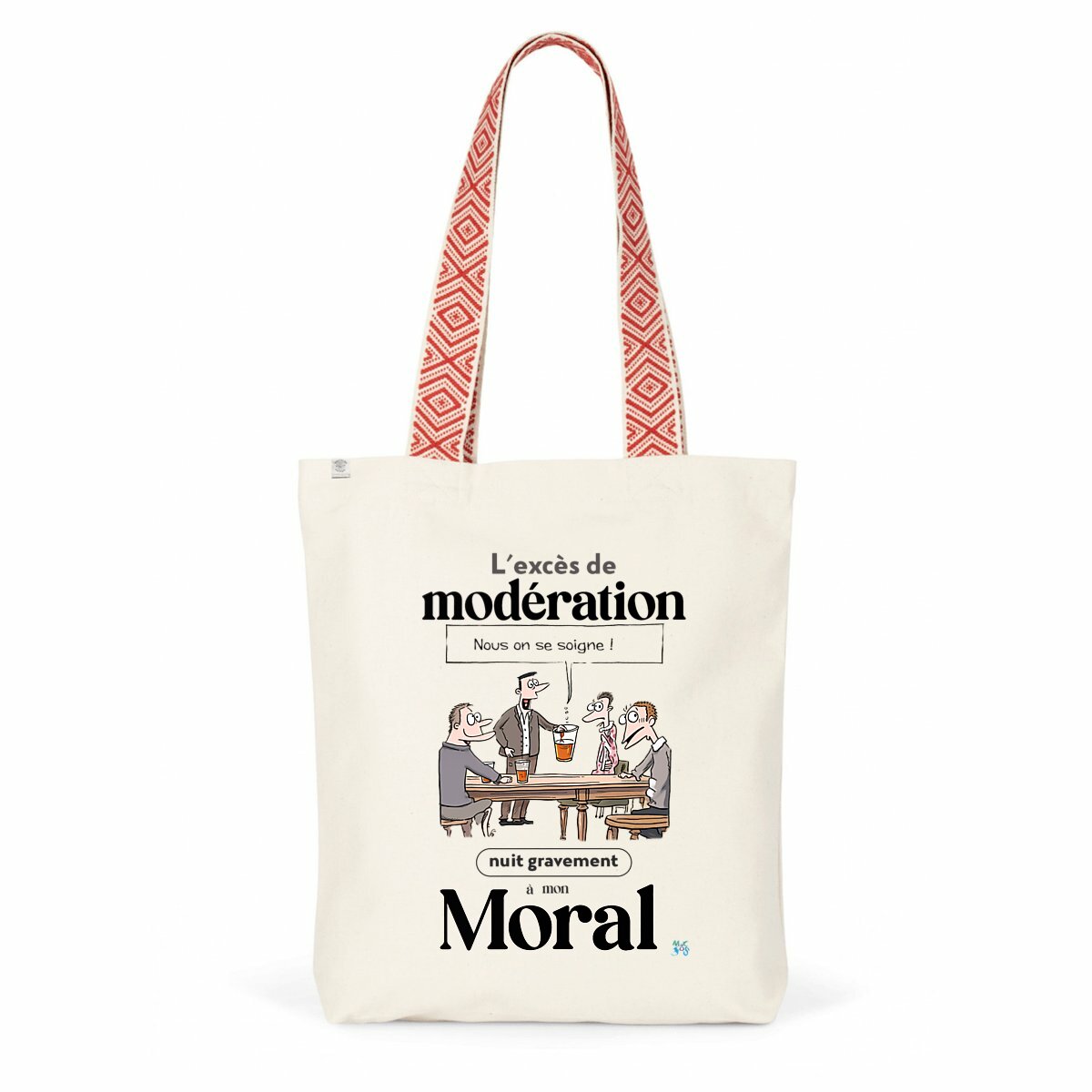 Totebag ethnique l'apero et le moral