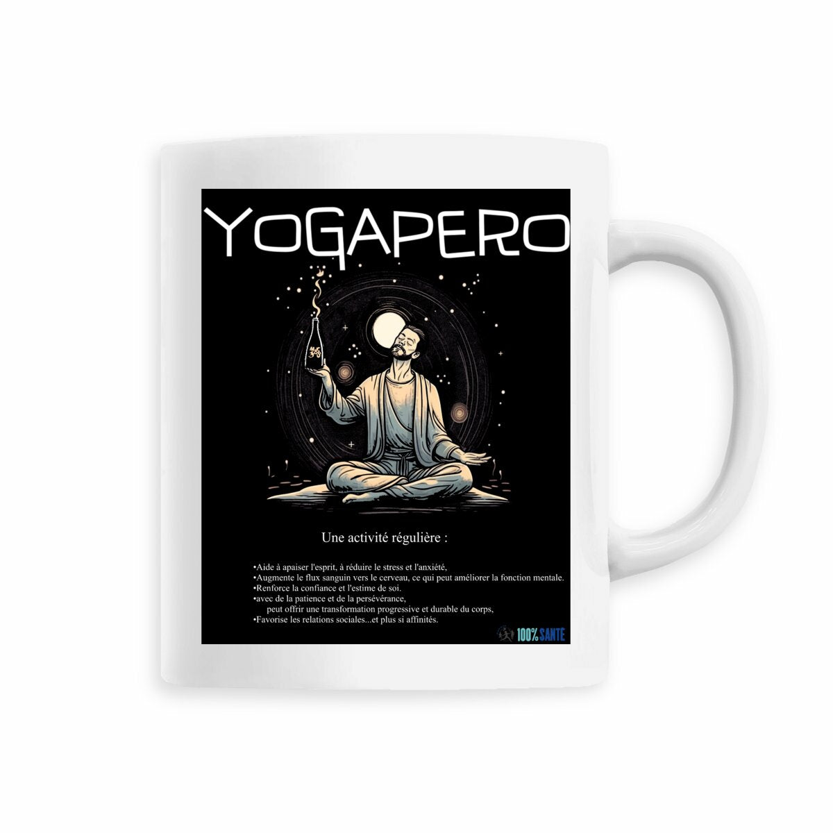 Mug yoga avec apéro Aperofolies