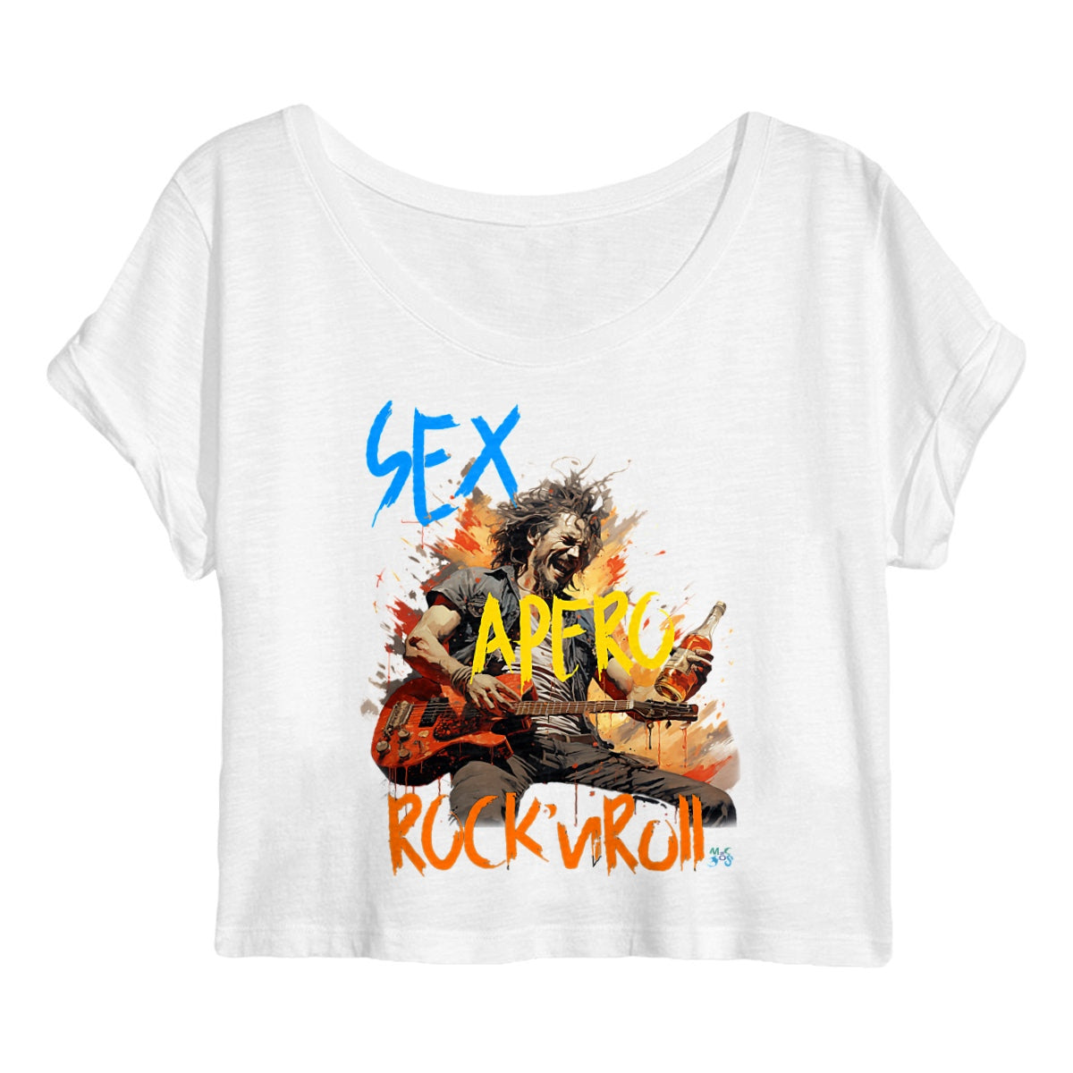 Crop top Femme Sex apéro et rock'n roll