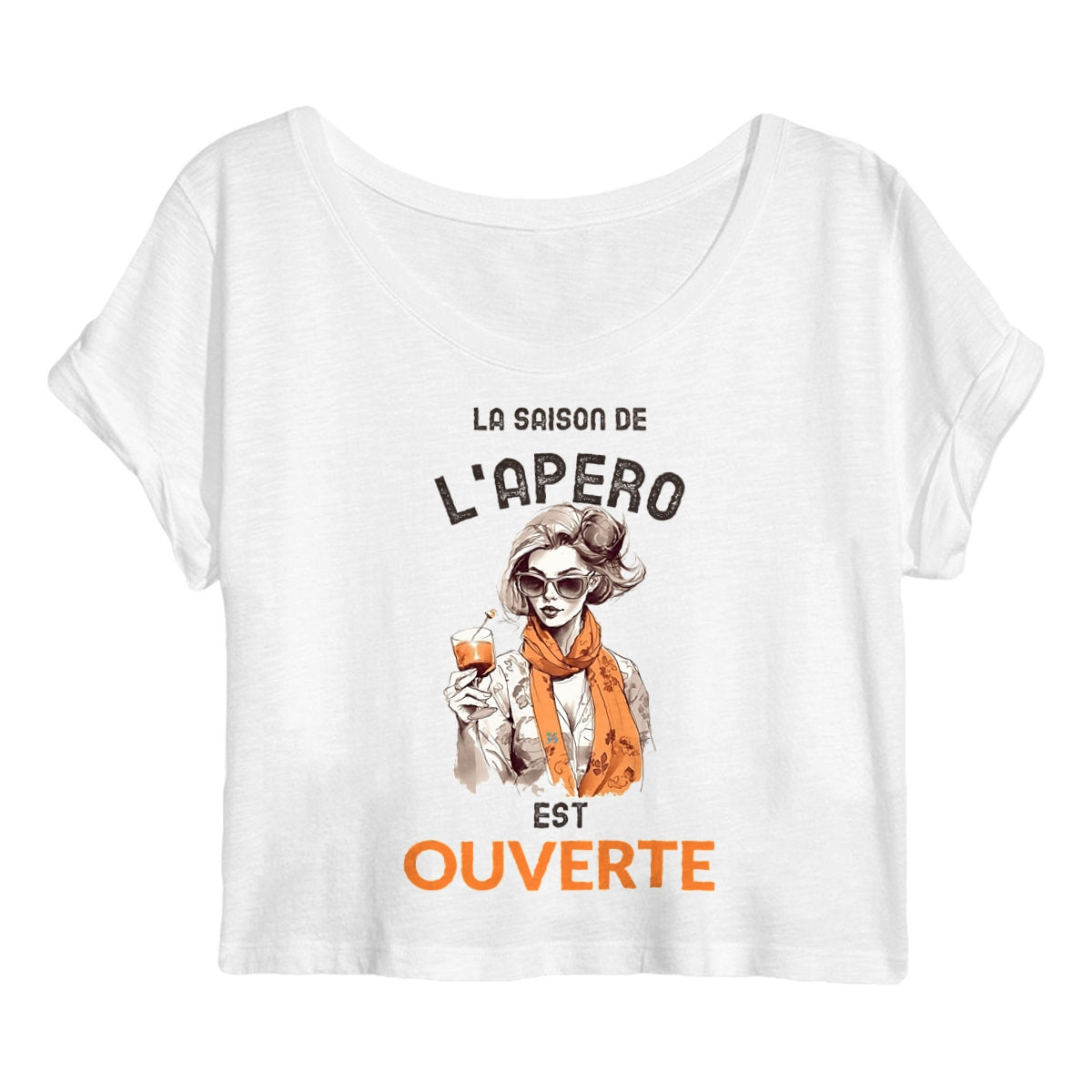 Crop top la saison de l'apéritif Apero folies