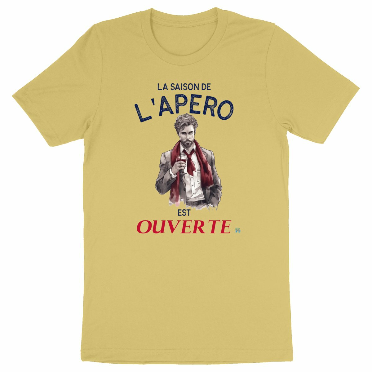 T-shirt homme : La Saison de l'Apéro est Ouverte