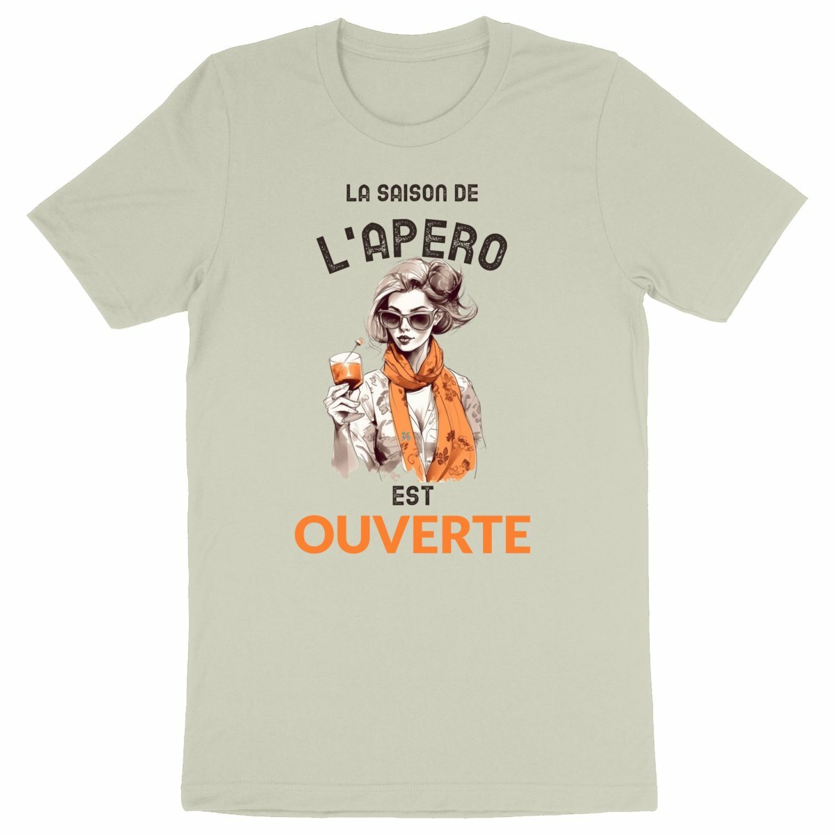 T-shirt femme : La Saison de l'Apéro est Ouverte