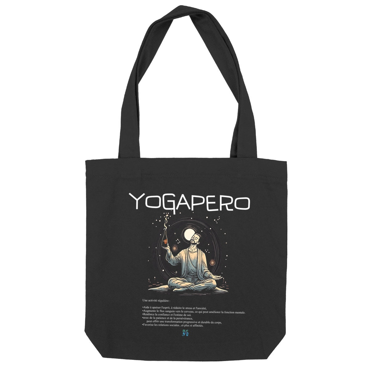 Totebag épais - yoga et apéro