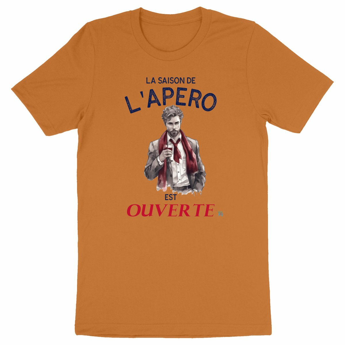 T-shirt homme : La Saison de l'Apéro est Ouverte