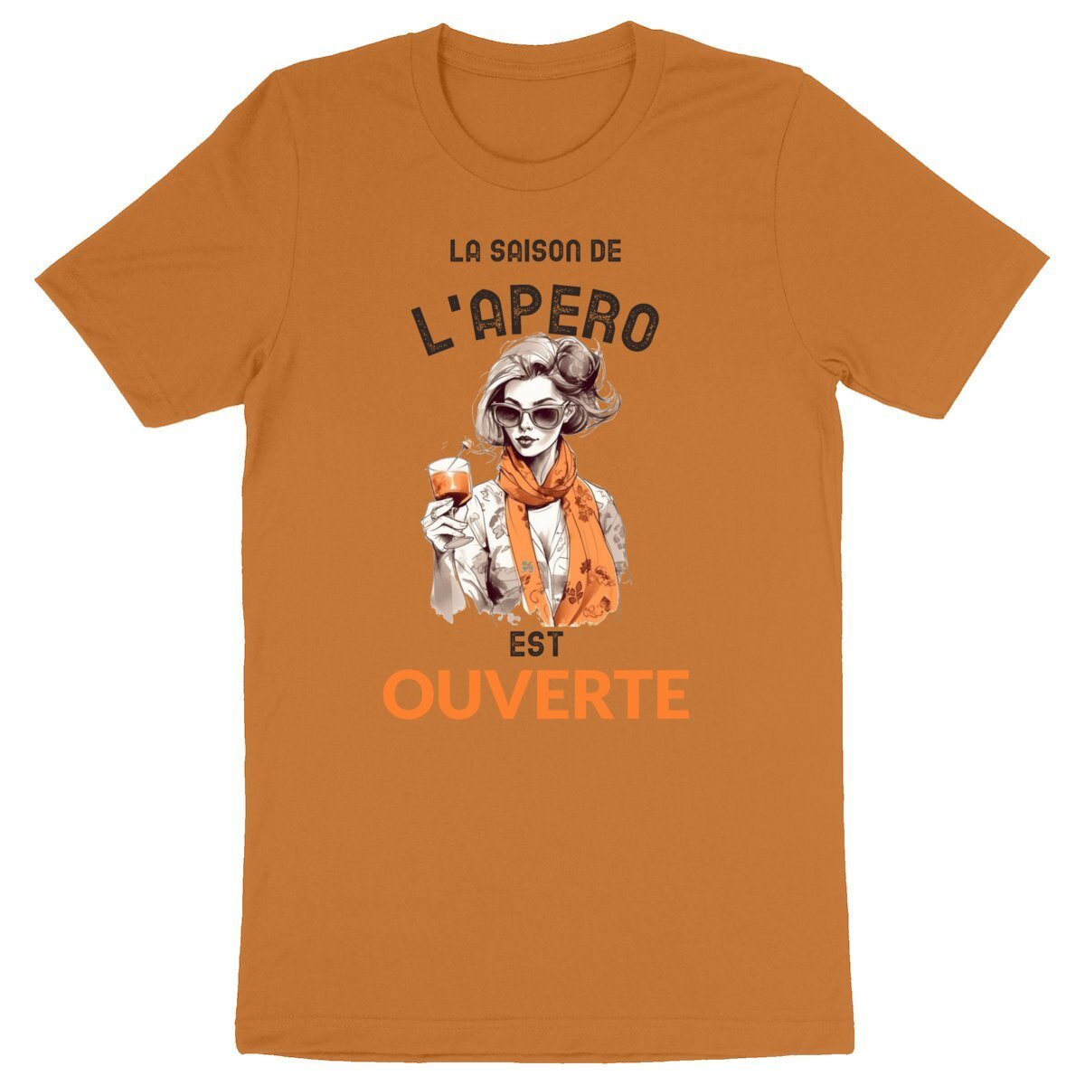 T-shirt femme : La Saison de l'Apéro est Ouverte