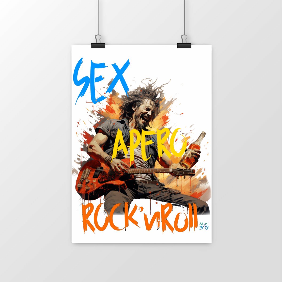 Affiche MacJos sex, apéro et rock n roll