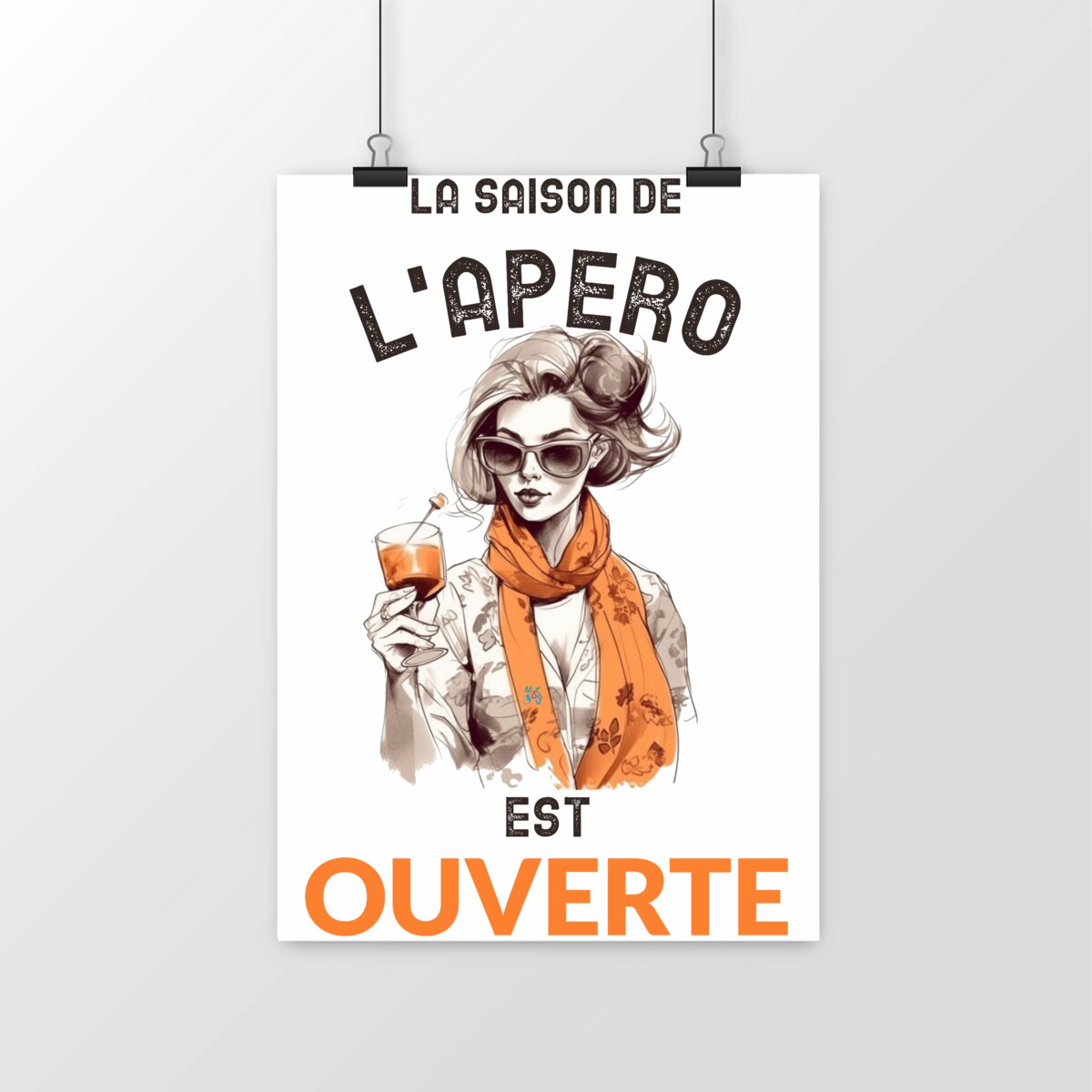 Poster La saison de l'apéro est ouverte 